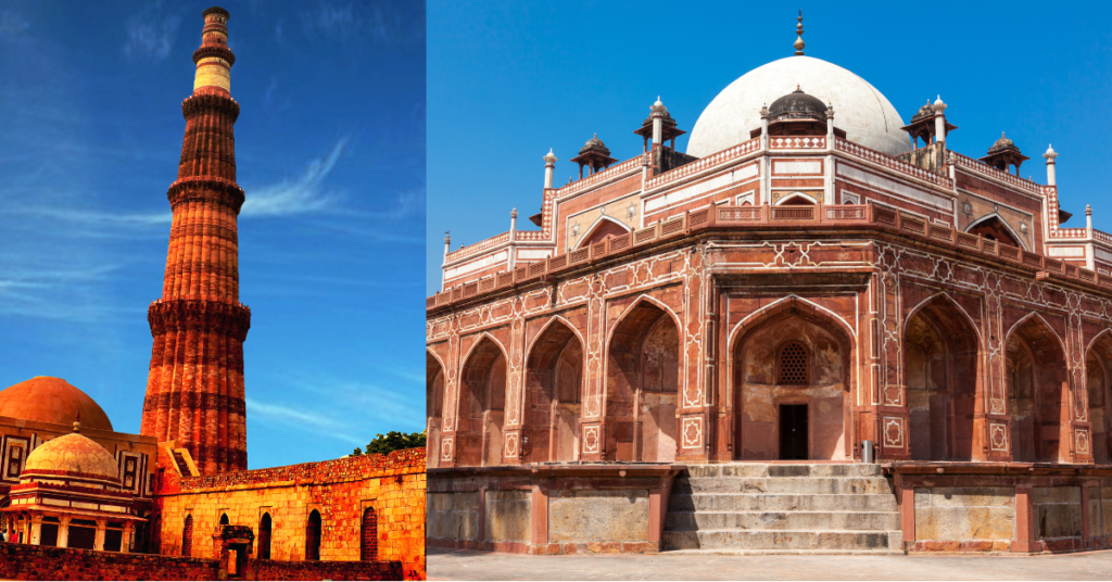 Qutub Minar Huimayun Tomb - Delhi 3 Day Itinerary - Indica Travel Guide