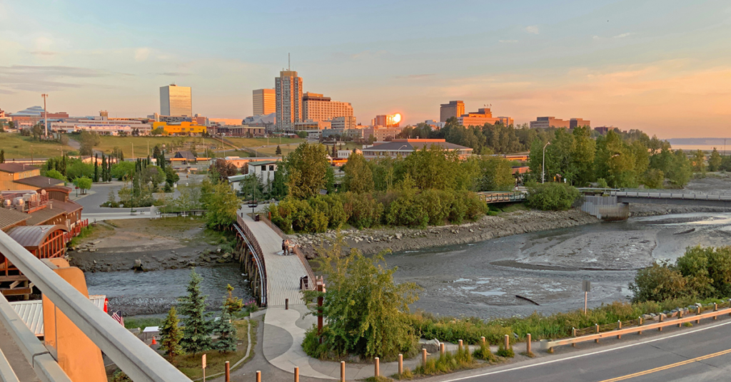 Anchorage Sunset - Alaska Travel itinerary 10 days - Indica Travel guide