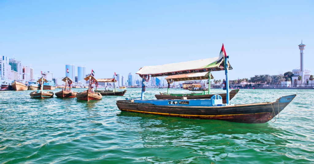 Dubai Creek Abras - Dubai 4 day Itinerary