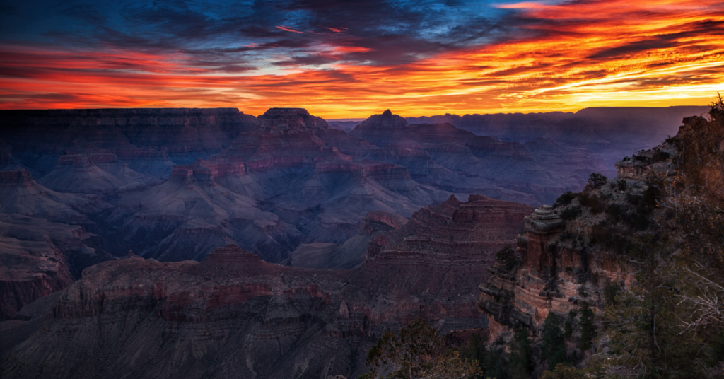 Hopi Point Sunset - 5 day grand canyon itinerary